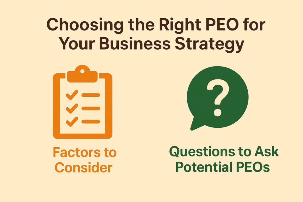Choosing the Right PEO for Your Business Strategy