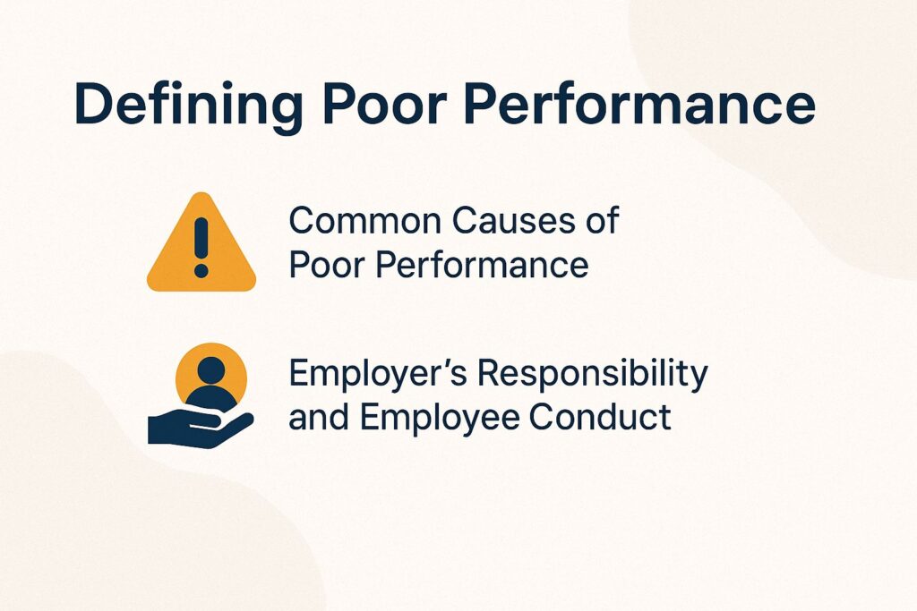 Defining Poor Performance